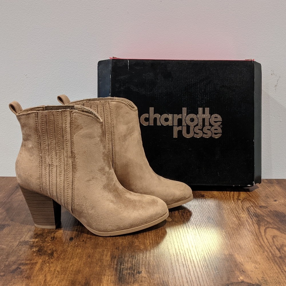 Suede Ankle Booties